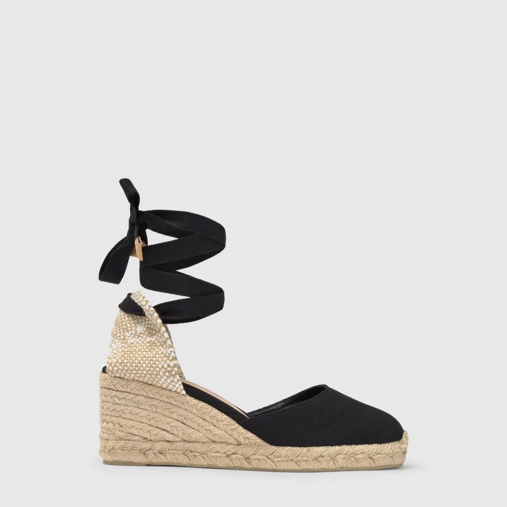 Castañer Carina Espadrille in Black - Size 39